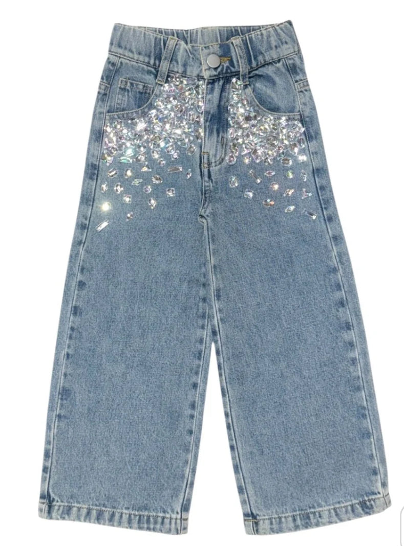 Rhinestone jeans