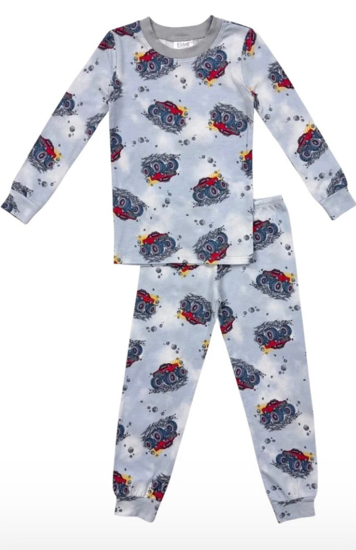 Esme pajama set Monster Truck