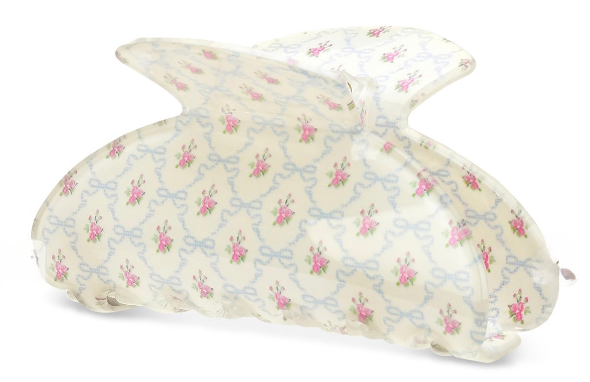 Blossom White Hair Clip