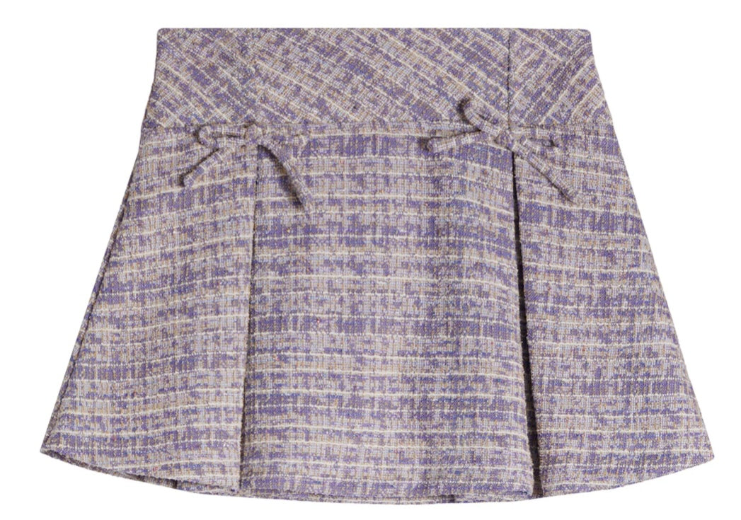 FBZ Lavender tweed Skort