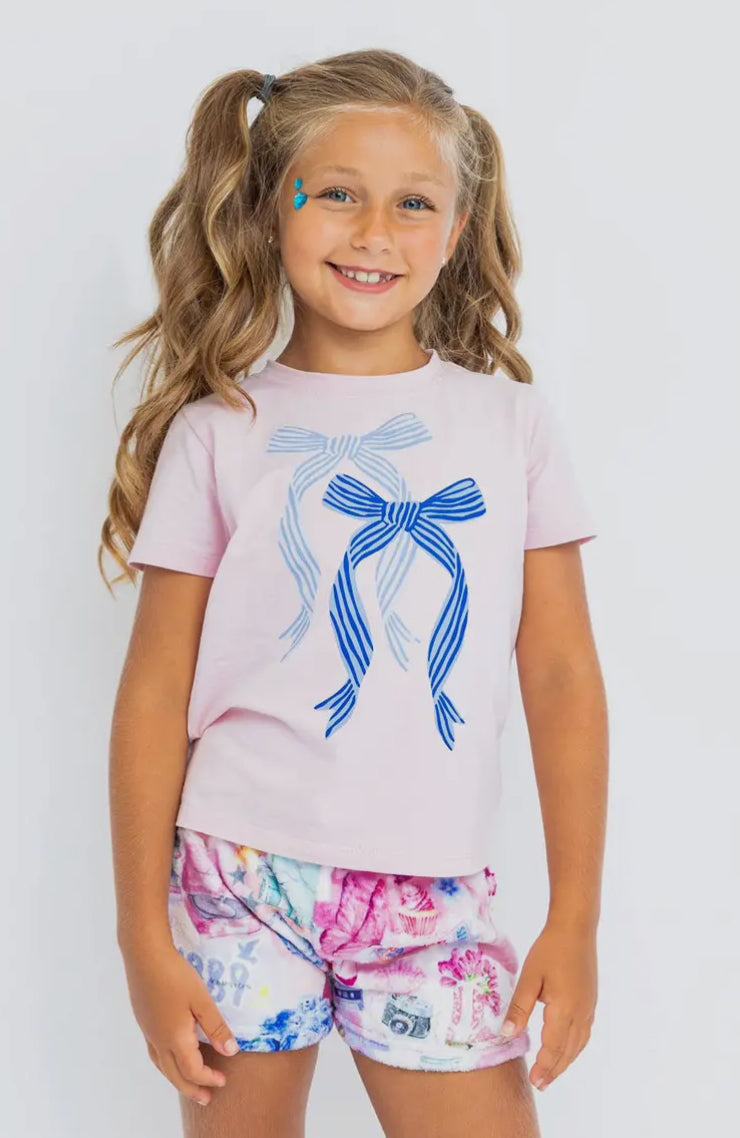 Preppy Goose Rainbow plush shorts