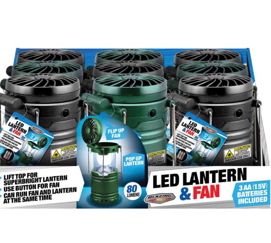 LED Lantern and Fan
