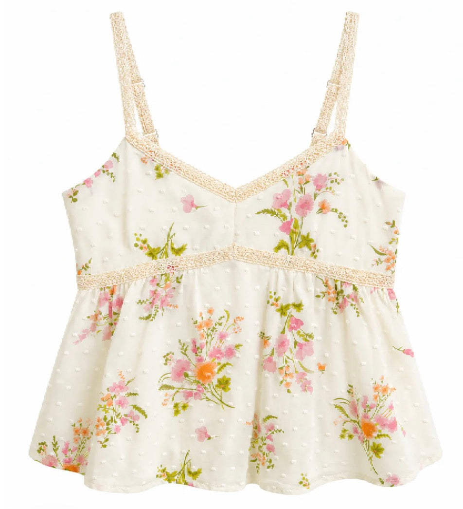 Katie J Bloom Top Vintage Wildflower
