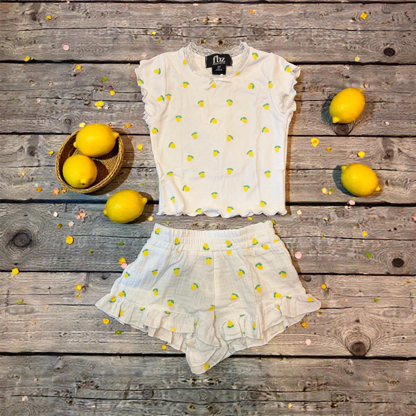 Lemon 2pc Short Set