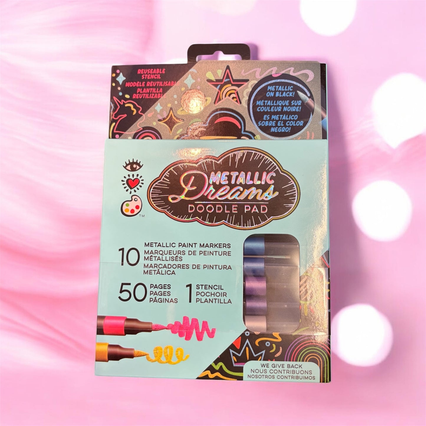 Metallic Dreams Doodle Pad