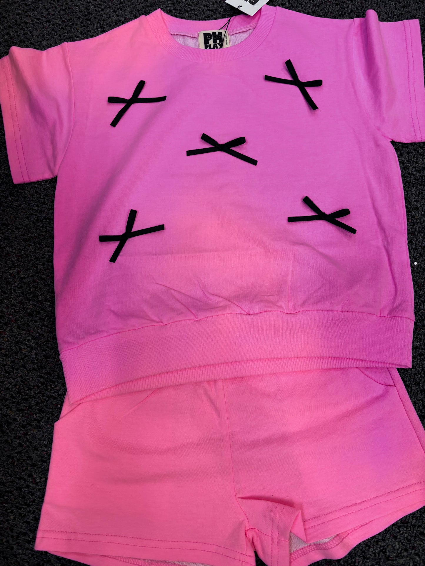 Petite Hailey bow short set