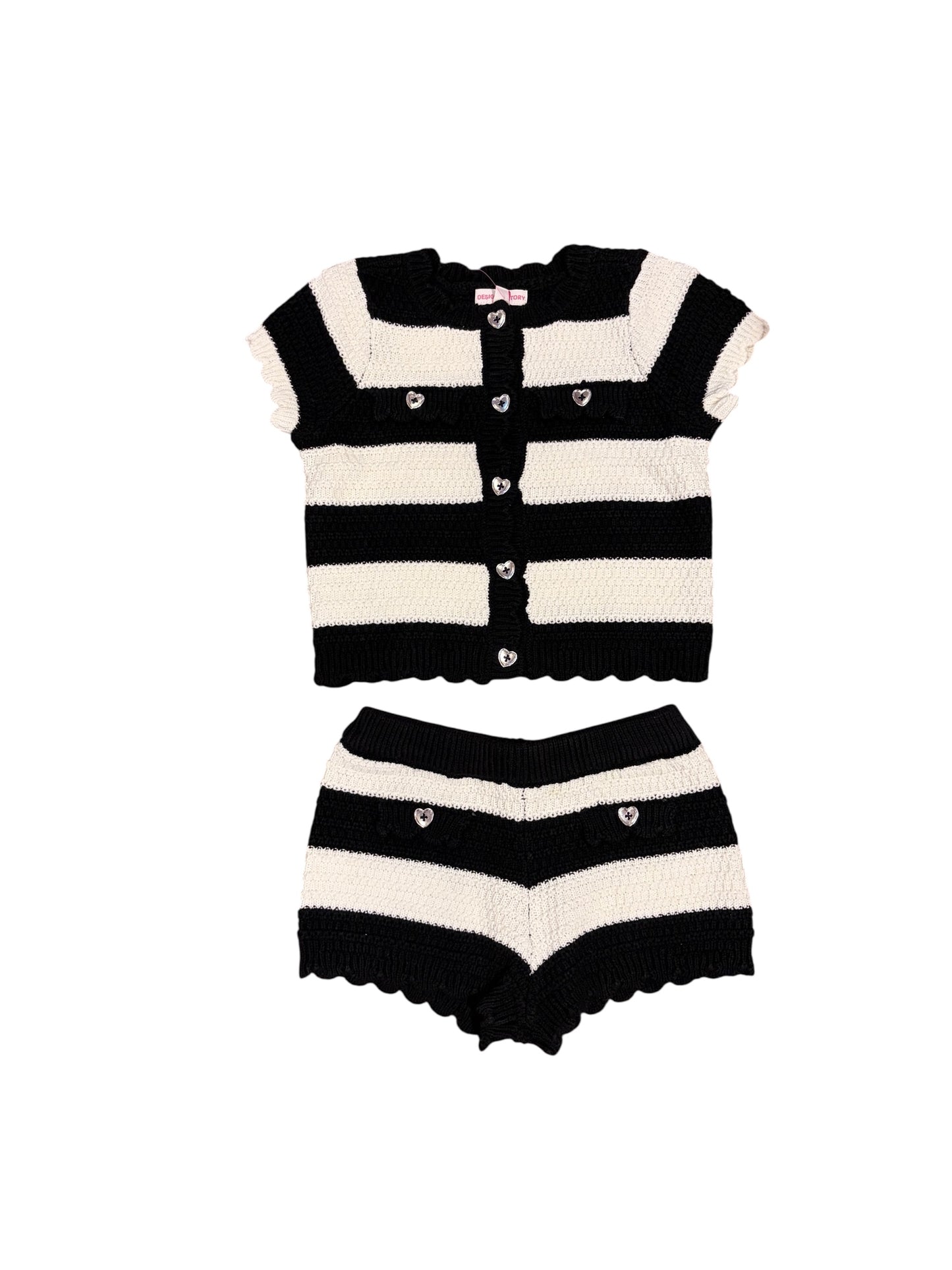 Knit Stripe Set
