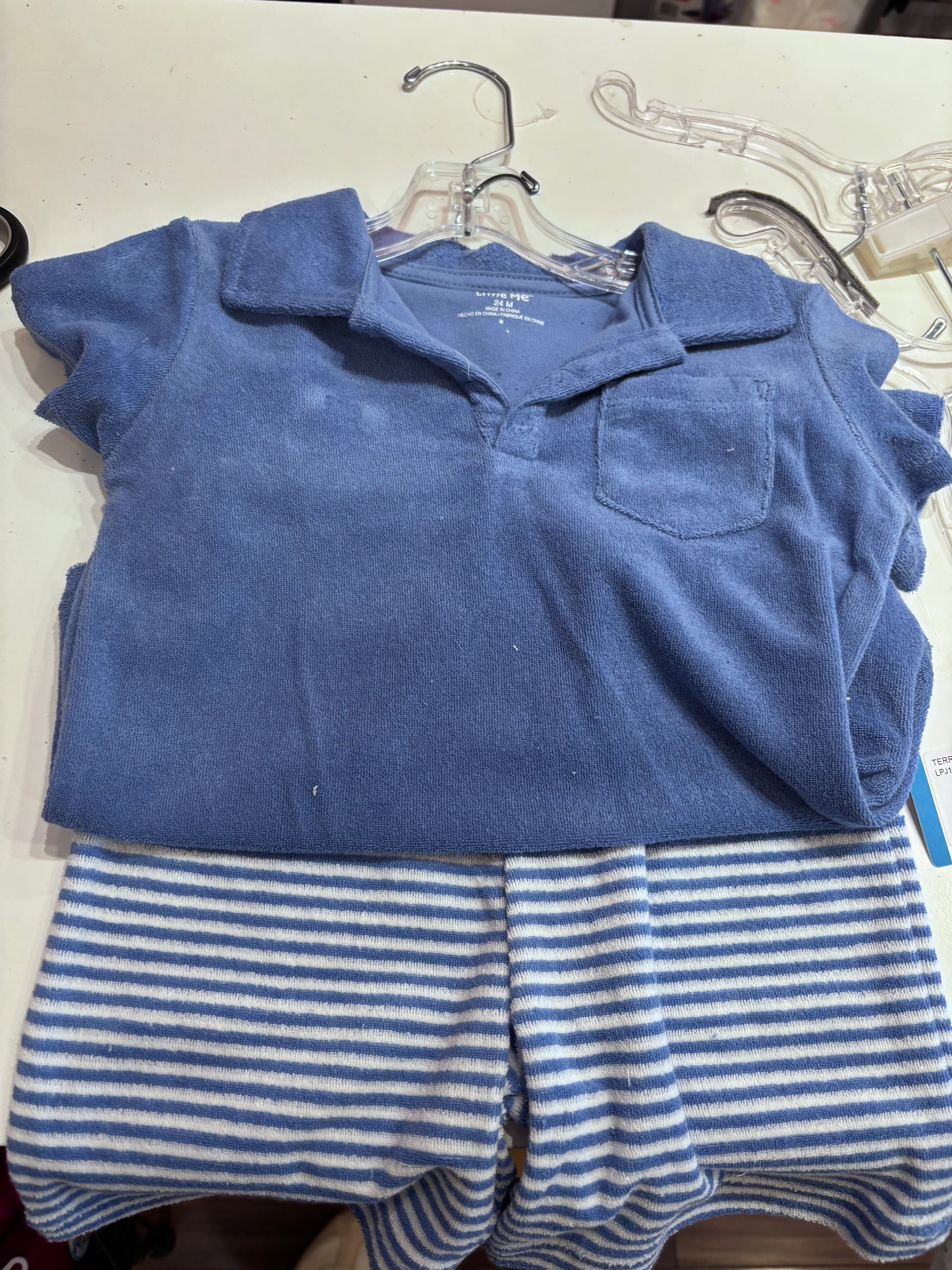 Little Me boys terry set