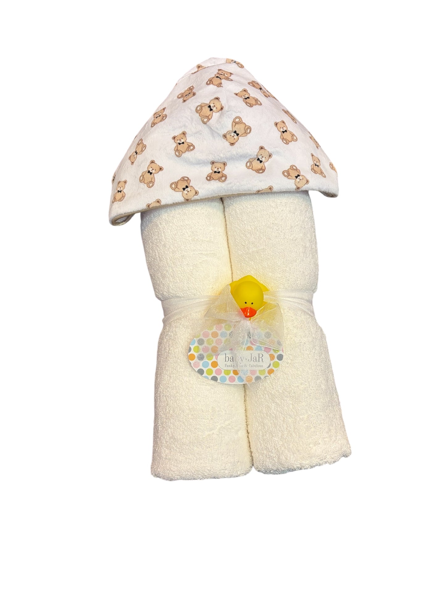 Baby Jar hooded towel