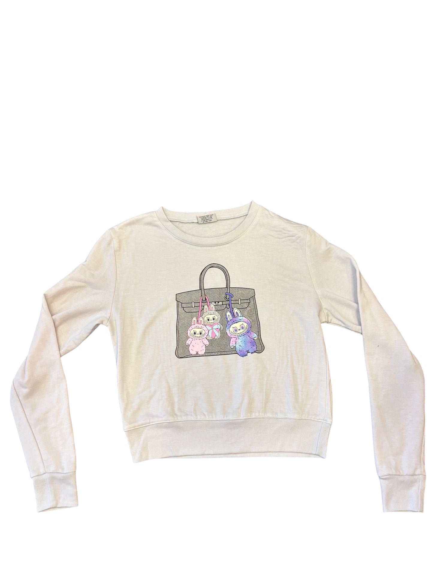 Clay Crewneck Labubu Bag Charm