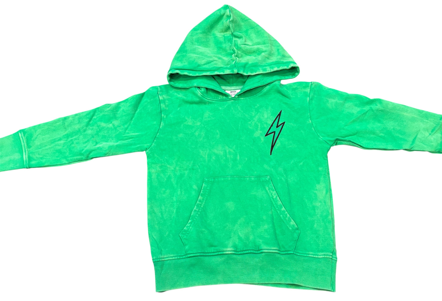 Green lightening bolt hoodie