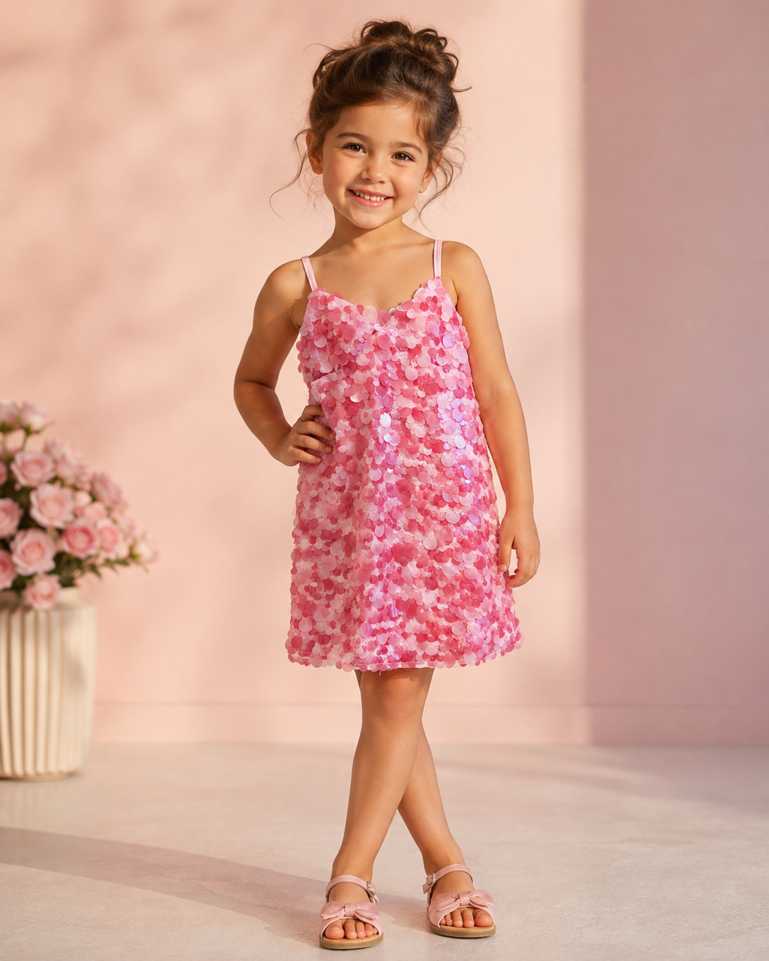 Pink Paillettes Dreas