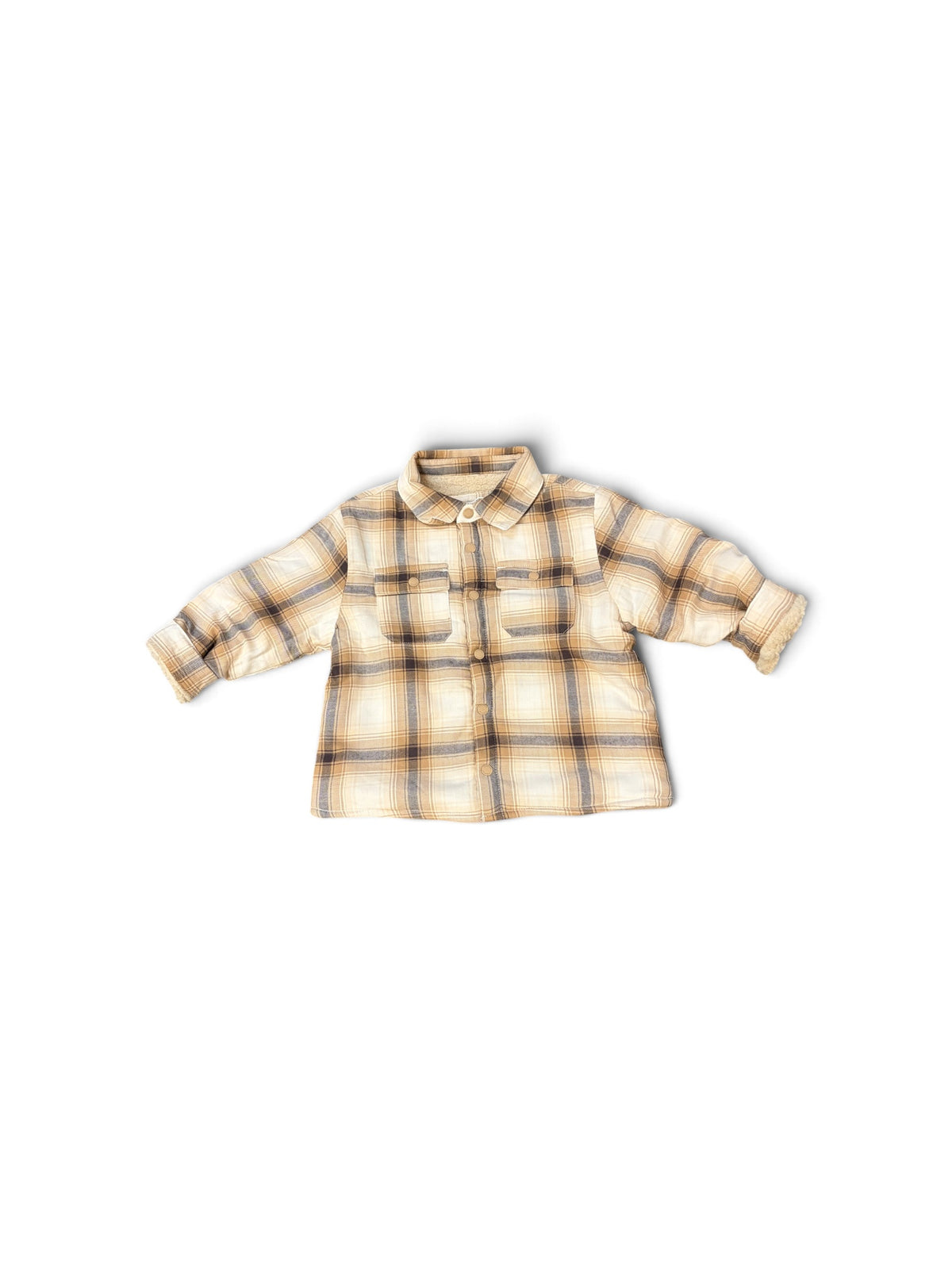 Fleece Lined Plaid Shacket
