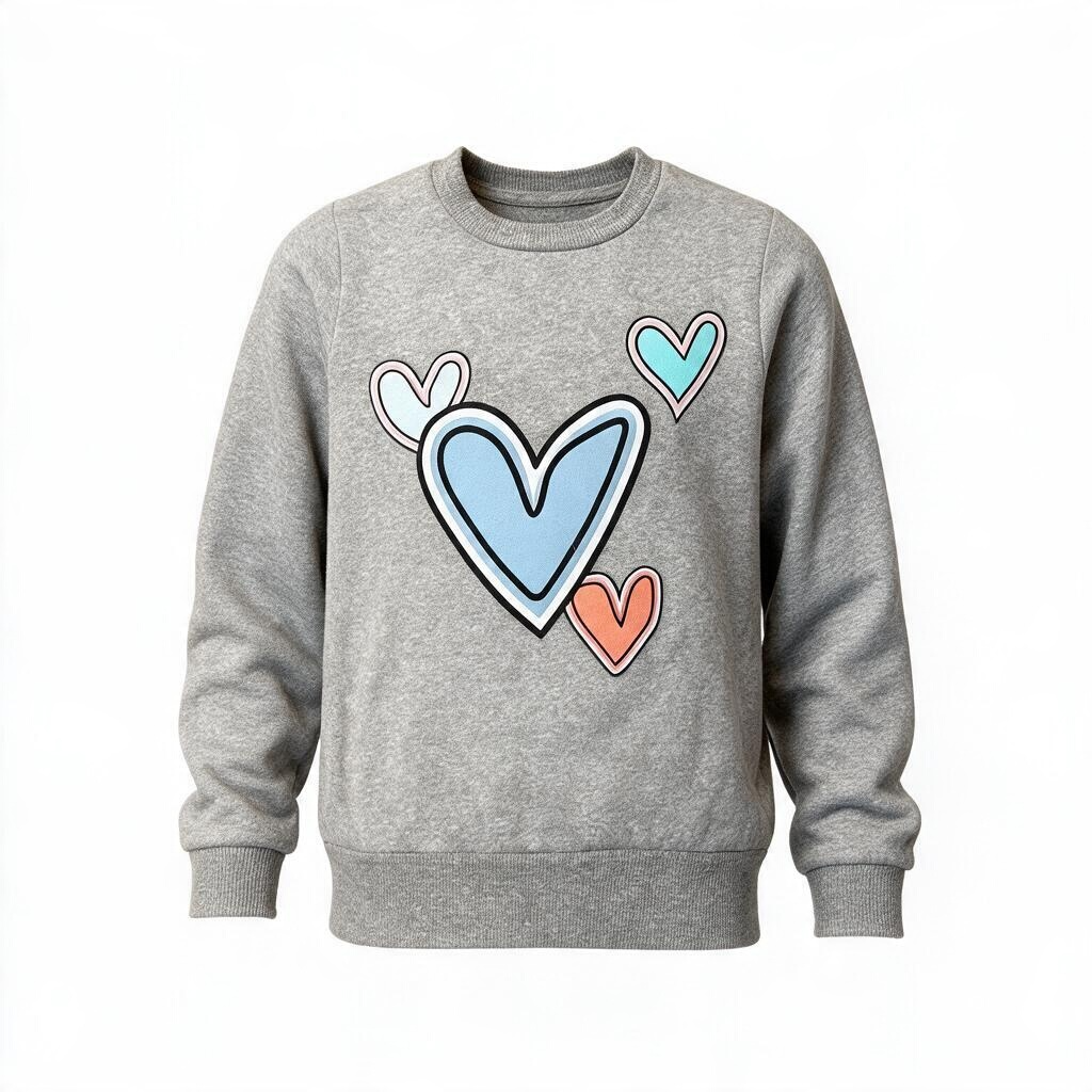 Hearts Crewneck Sweatshirt