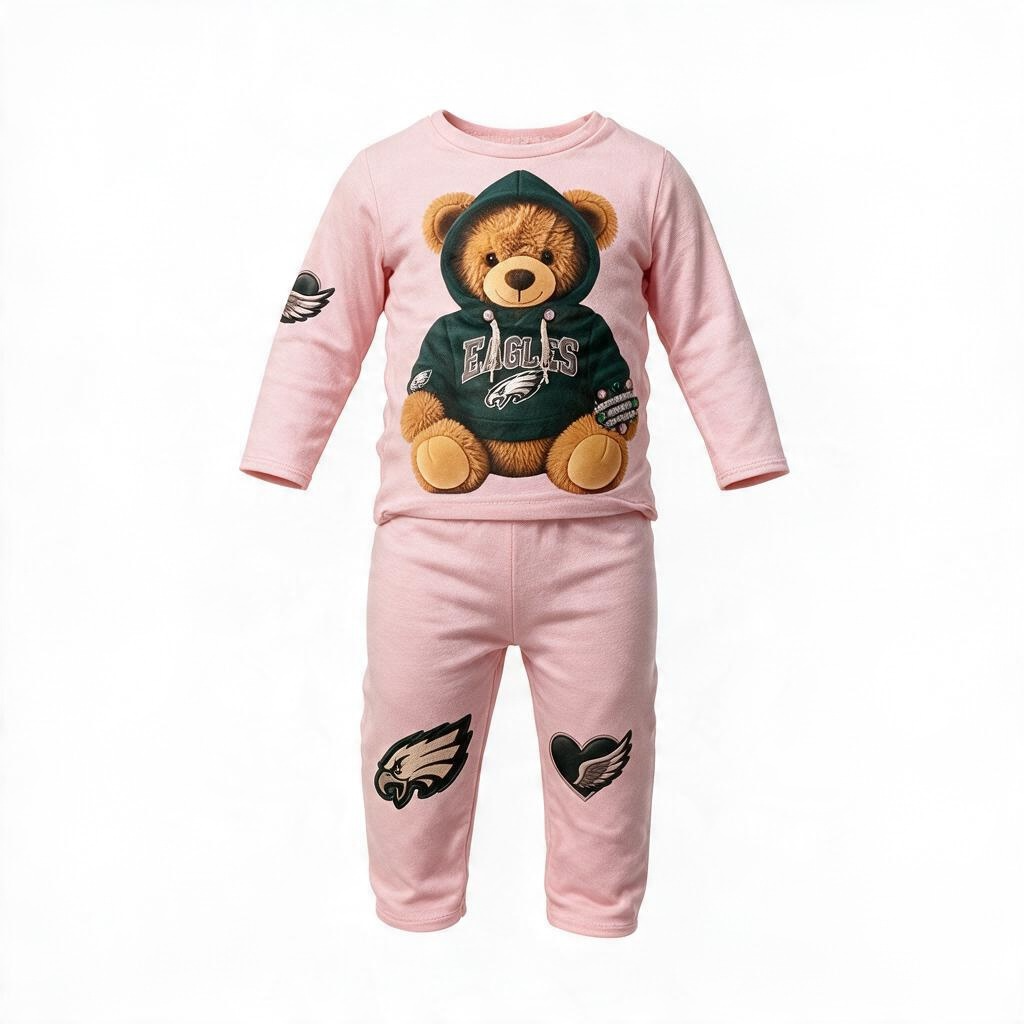 Pink Eagles Long Sleeve & Legging Set