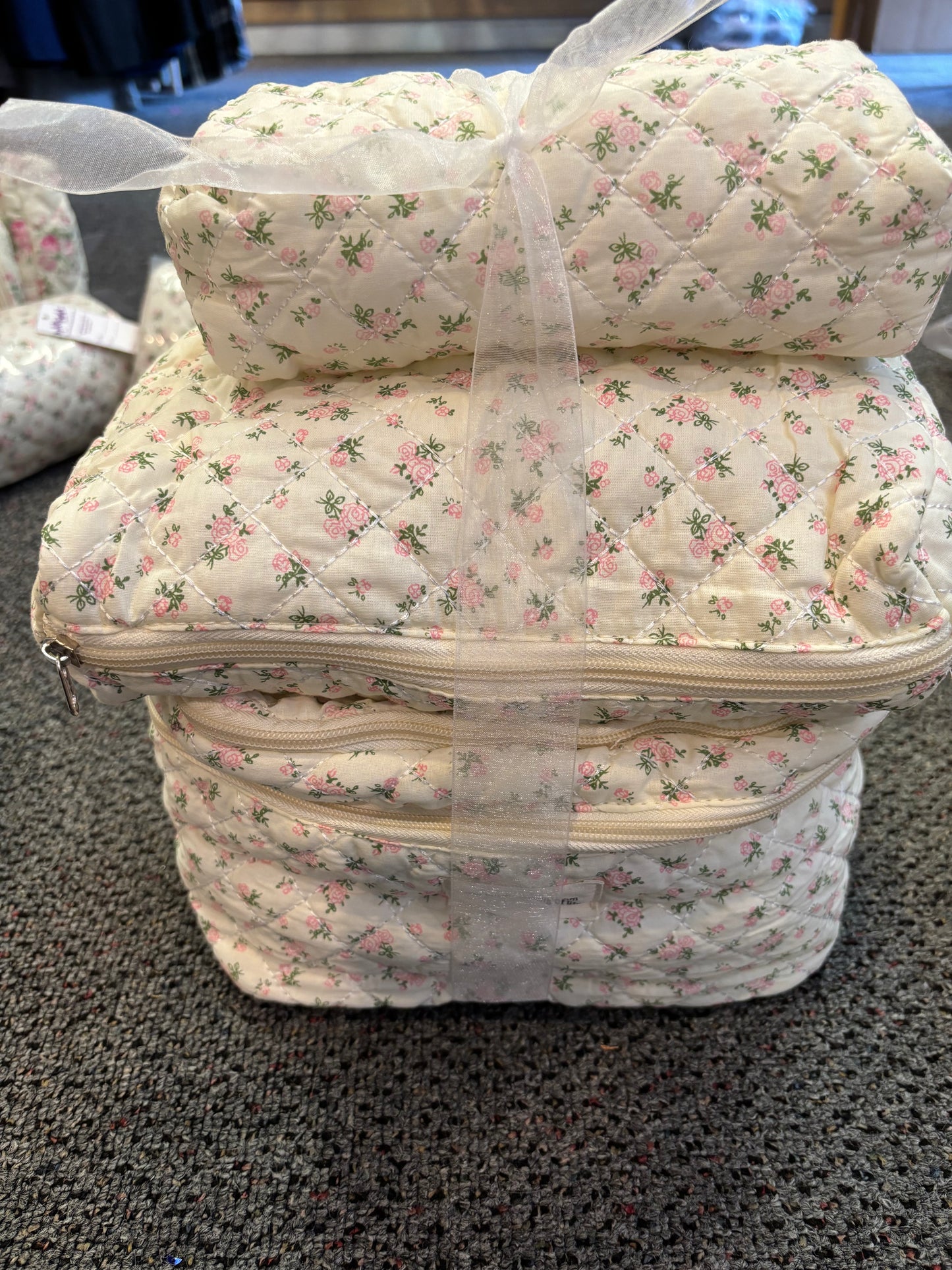 Three Piece Toiletries Bags