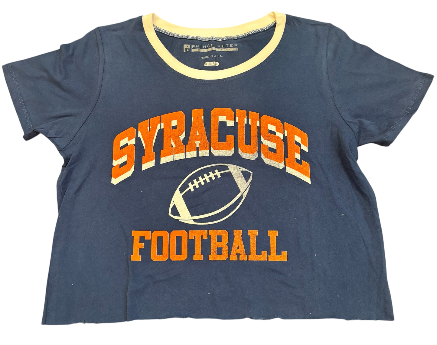 Syracuse Football Ringer Tee