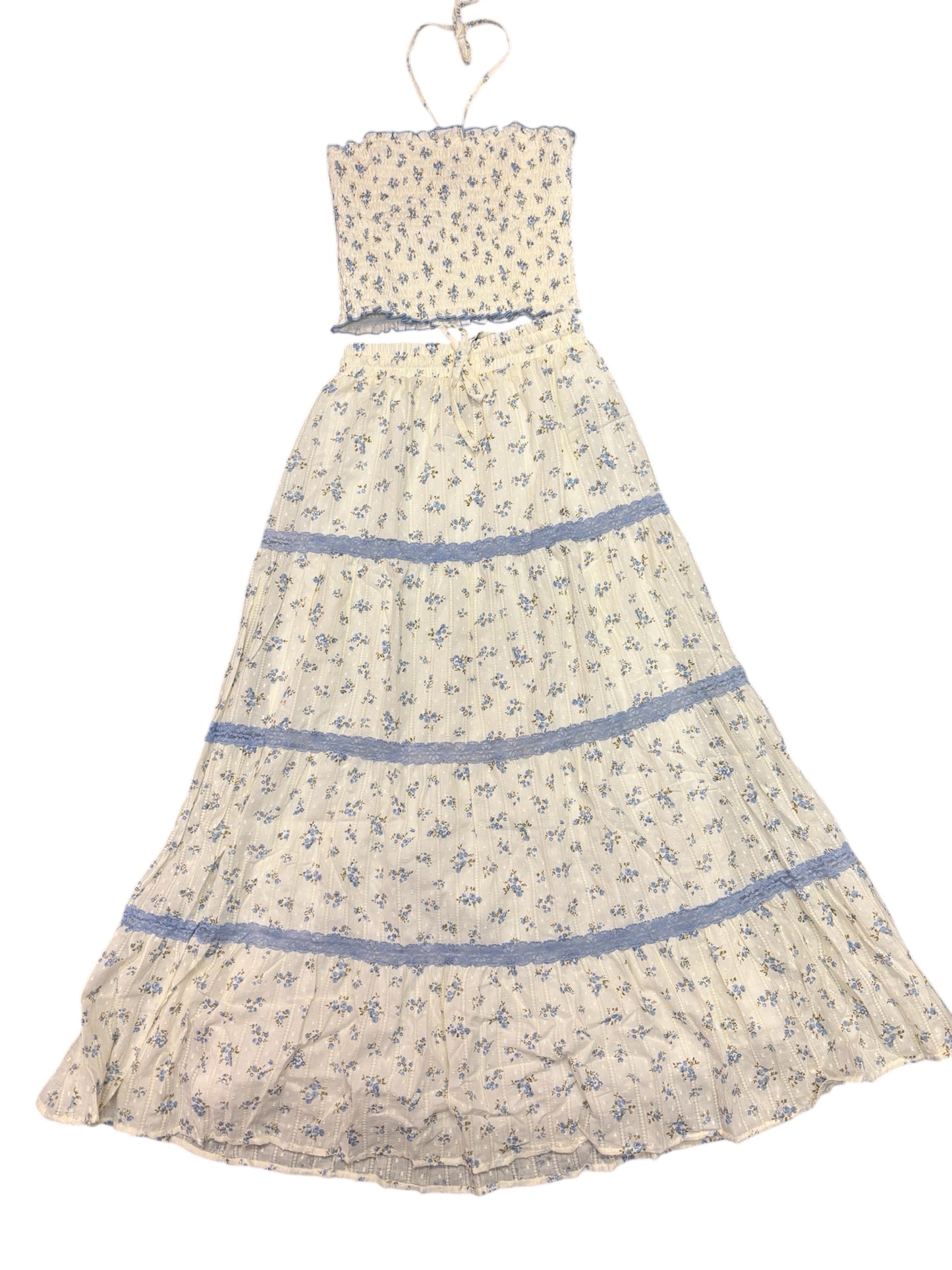 Floral Maxi Skirt Set