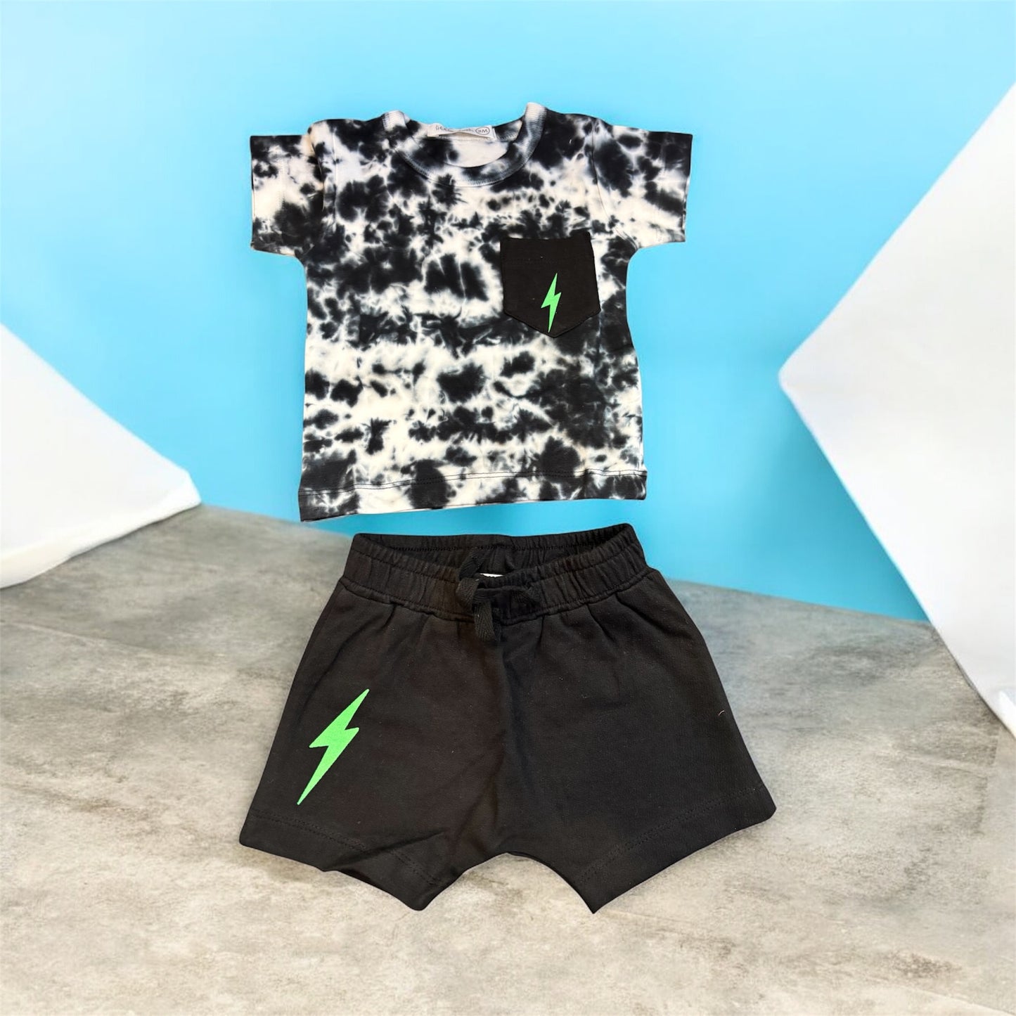 Tye-Dye Lighting Bolt 2pc Set