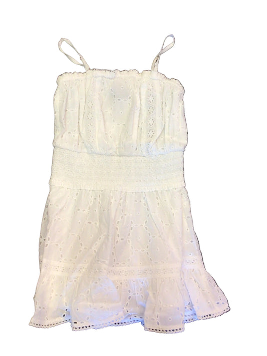 Katie J white eyelet Lucia dress
