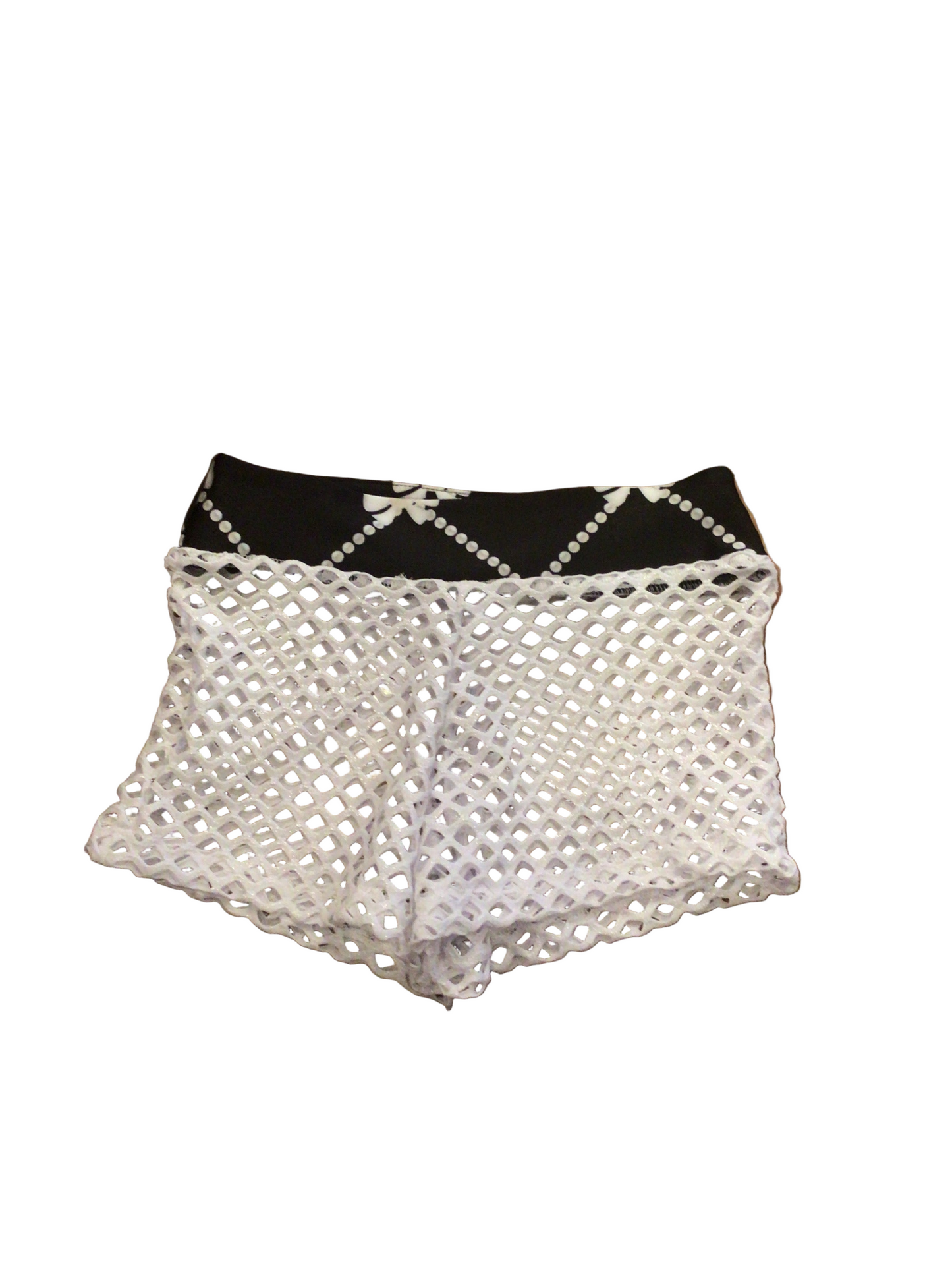 Pearl bow banded short kid