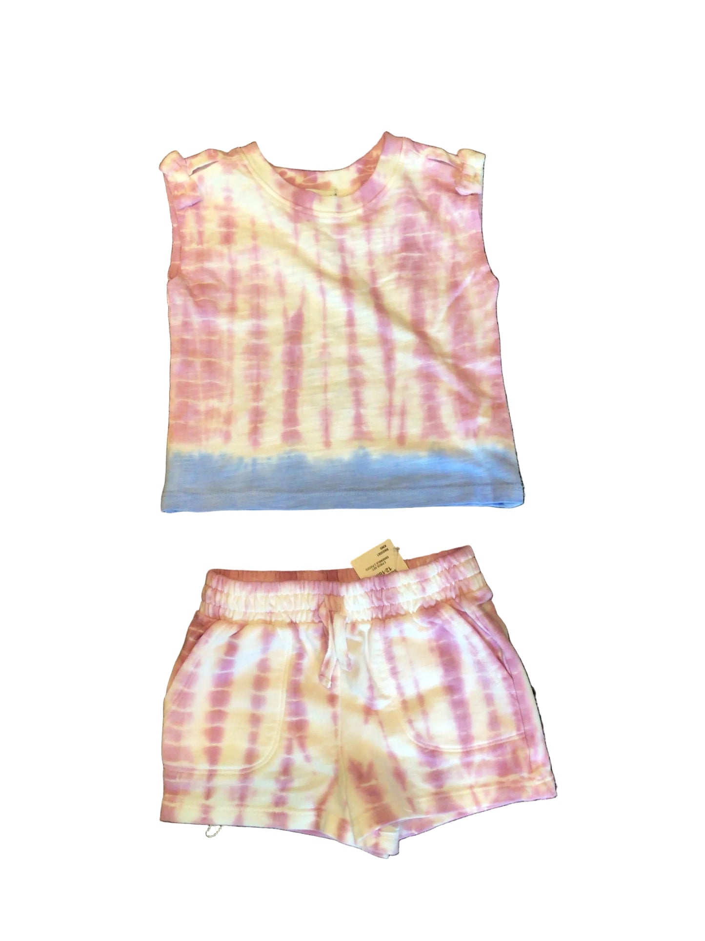 Splendid purple tie dye two piece short set