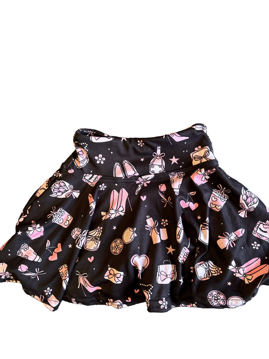 Dori black makeup skirt