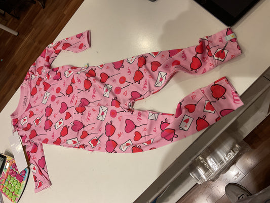 Clover pink heart 2pc pjs
