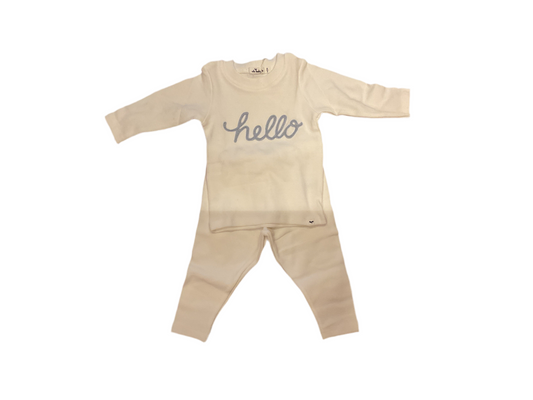 Oh baby boy hello 2 pc set