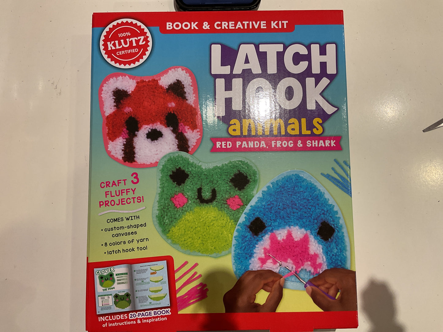 Latch Hook Animals Creative Kit