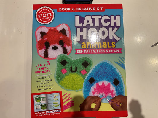 Latch Hook Animals Creative Kit
