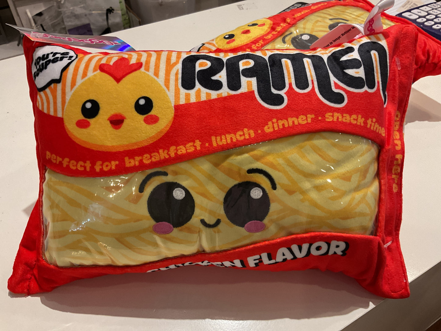 Ramen Noodle plush pillow
