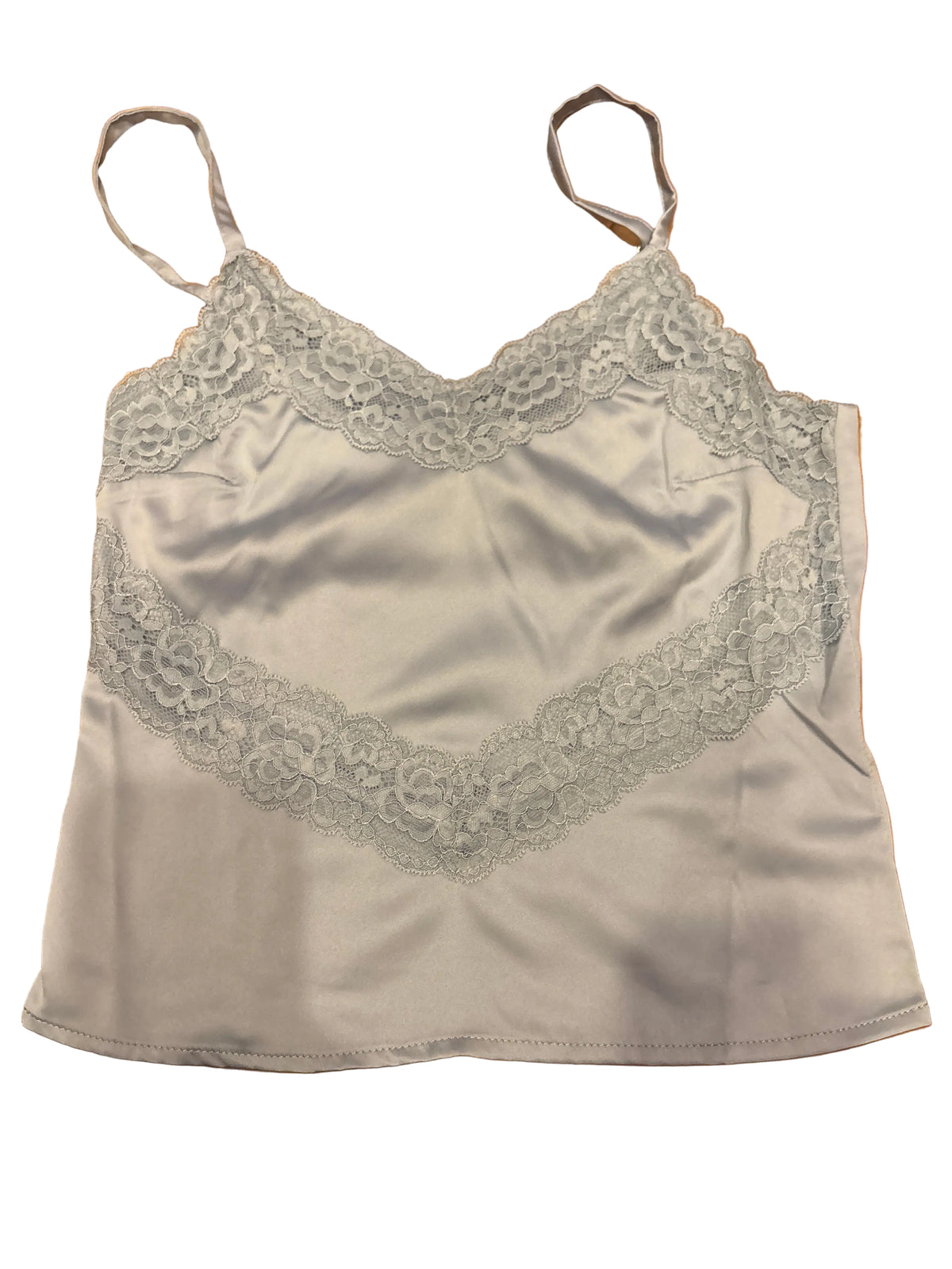 Margot Metal w/Metal Lace Satin Tank