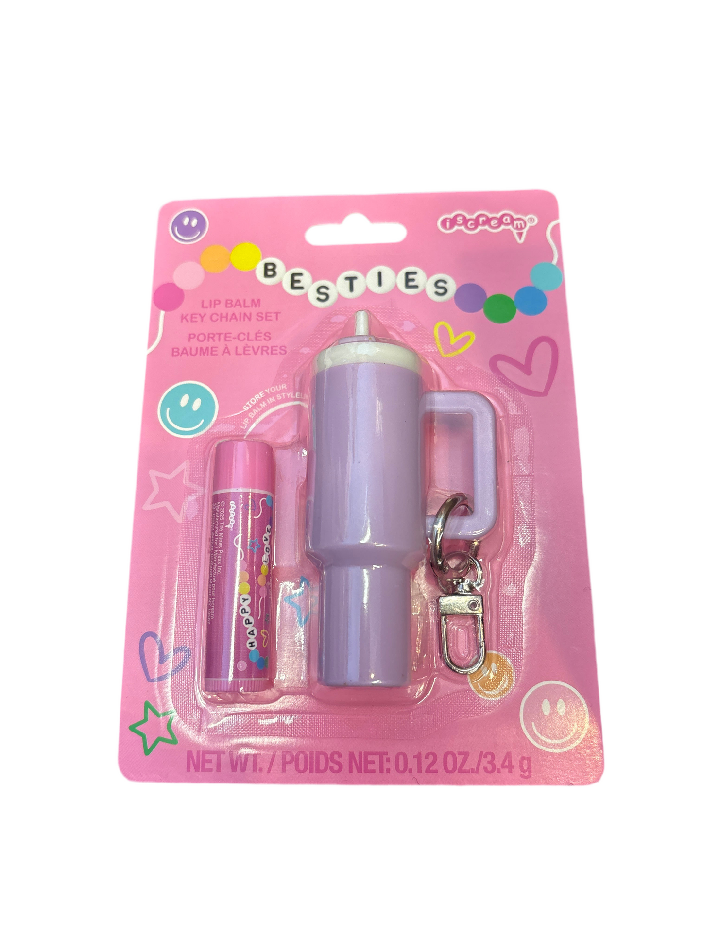 Bestie Lip Balm Key chain set
