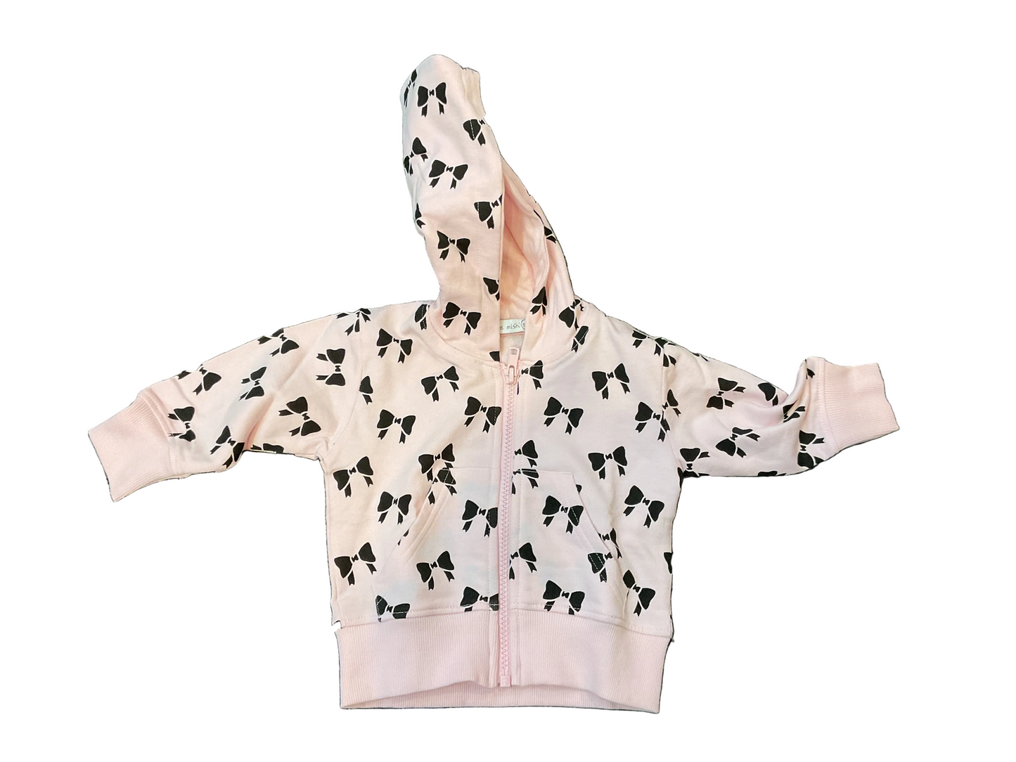Pink Bow Hoodie Jacket