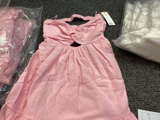 Ocean Drive pink strapless mini dress