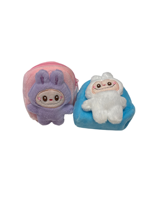 Labubu mini backpack