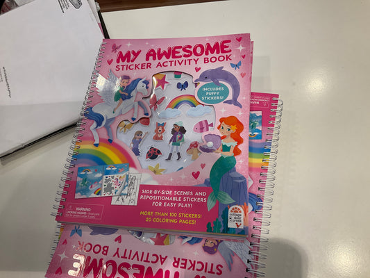 My awesome sticker activity book