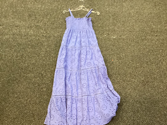 FBZ Purple eyelet long dress