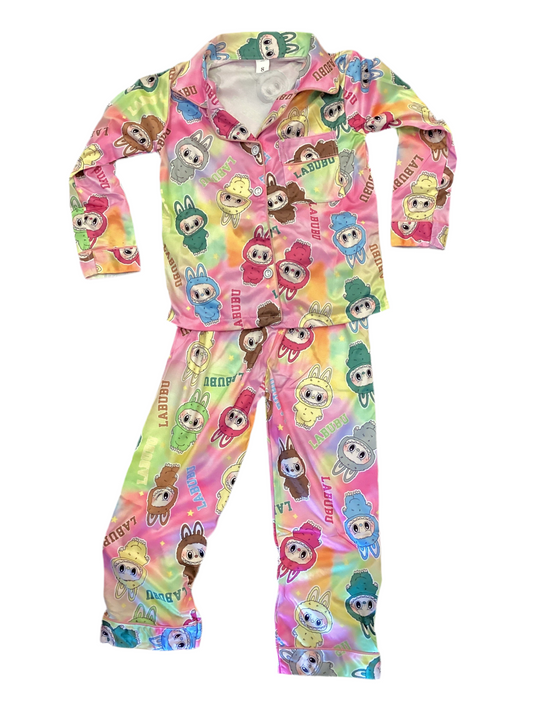 Labubu silky pajama set