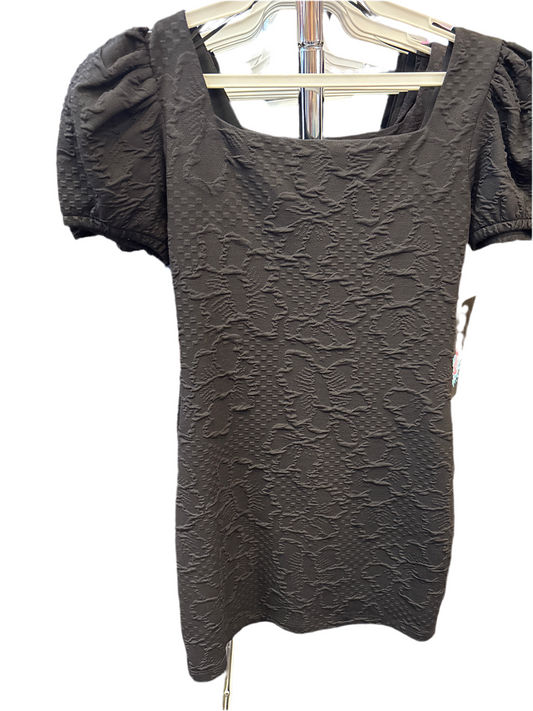 By Debra Sq Puff Sleeve Black