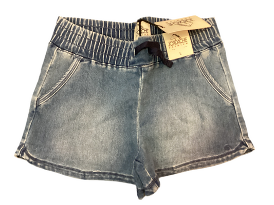 Jordache pull on knit denim short