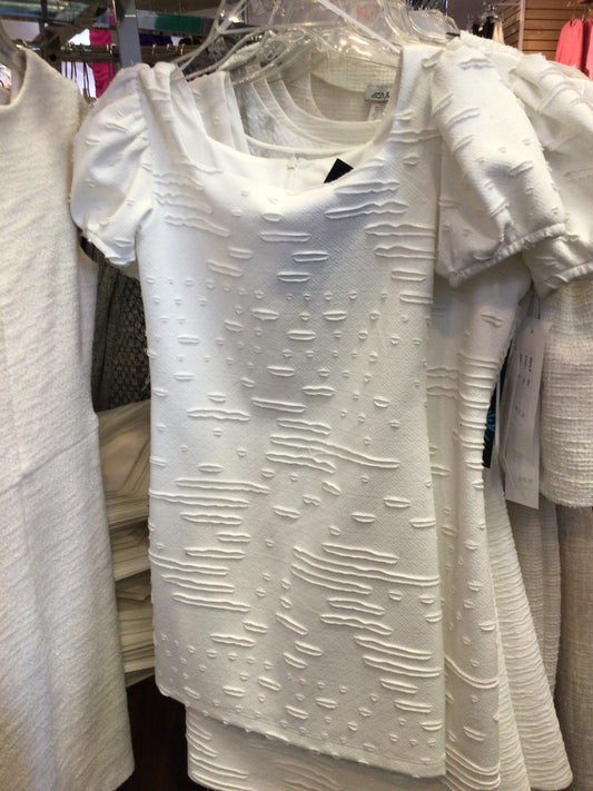 By Debra rips cream dress