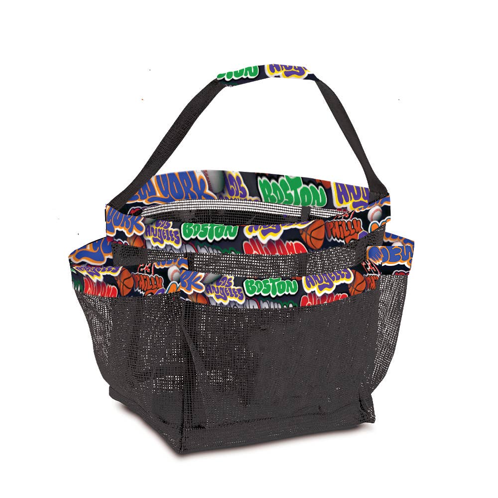 Sports Nation Mesh Shower Caddy
