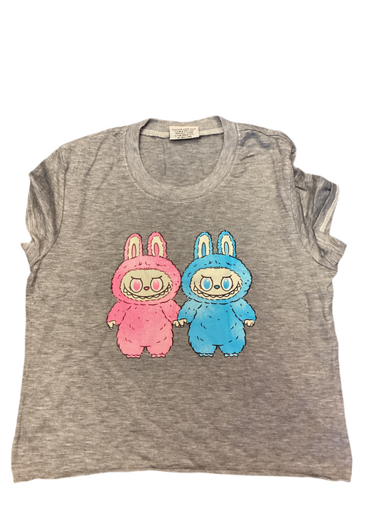 Firehouse little monster heather grey tshirt