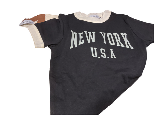 MKK New York crop tshirt
