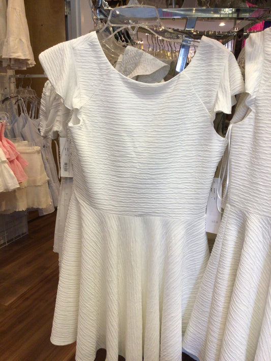 BD Junior crepe ruffle dress