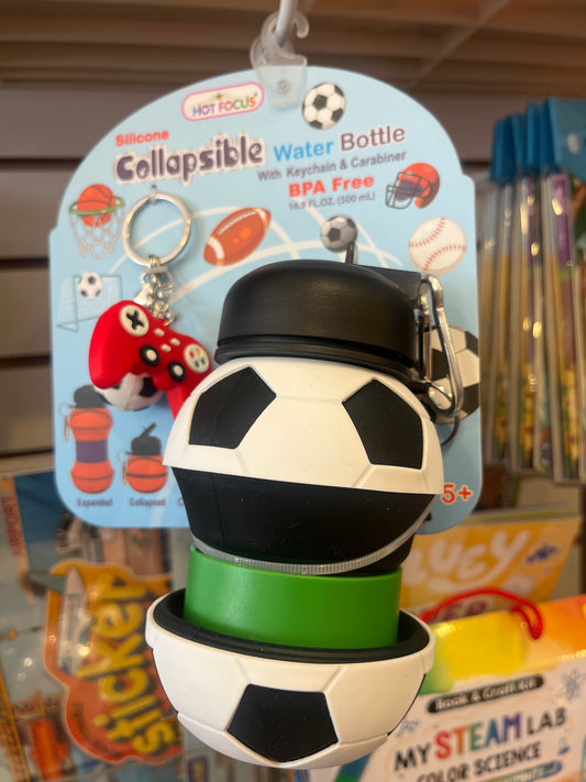 Hot focus collapsible water bottle