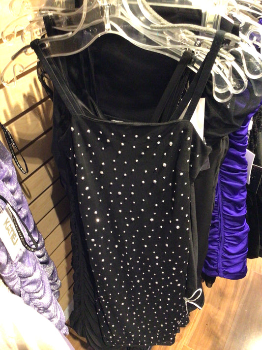 Theme NYC black dress with rhinestones