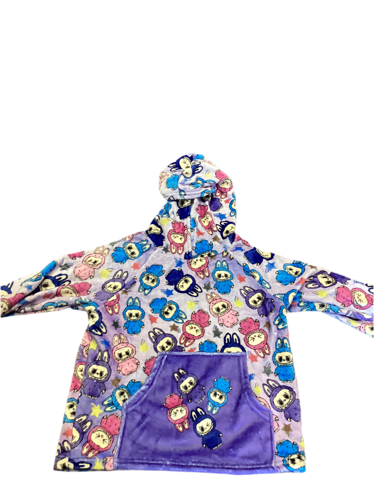 Labubu fuzzy pajama sweatshirt